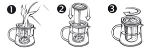 Finum Teapot & Brew Stop Filter 0.8l