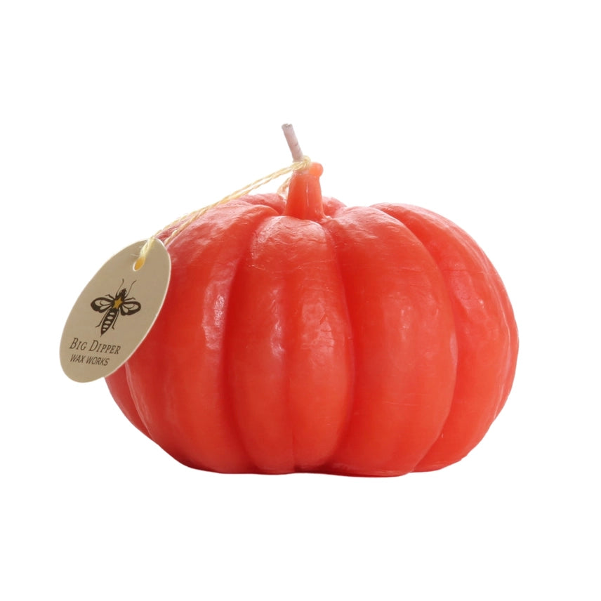 Small Pumpkin Beeswax Candle