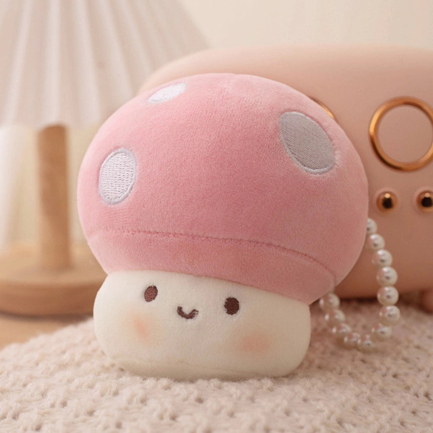 Koco Macaron Colored Mushroom Keychain