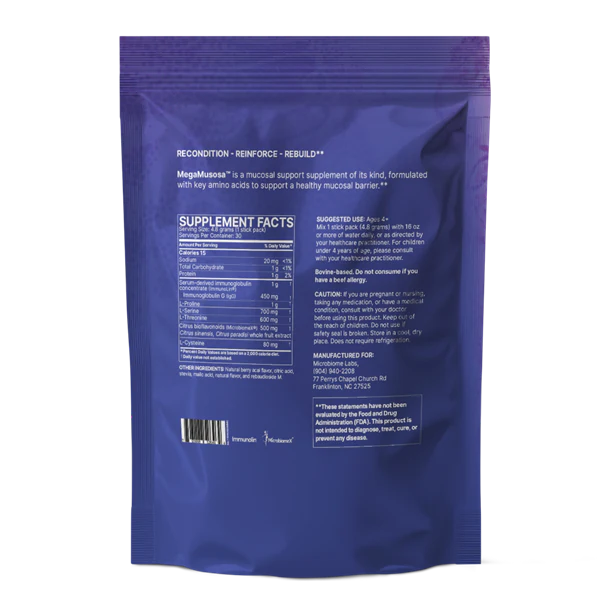 MegaMucosa Berry Acai Flavor