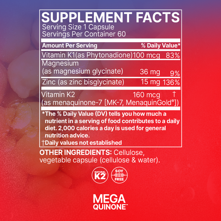 K2-7 MegaQuinone 60 count