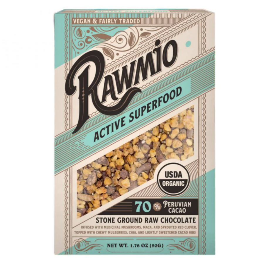 RawMio Active Superfood 70% Raw Chocolate 1.76oz