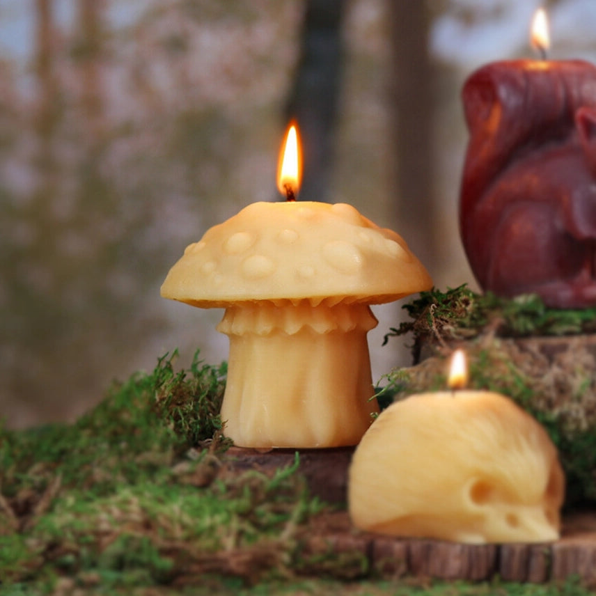 Amanita Mushroom Candle