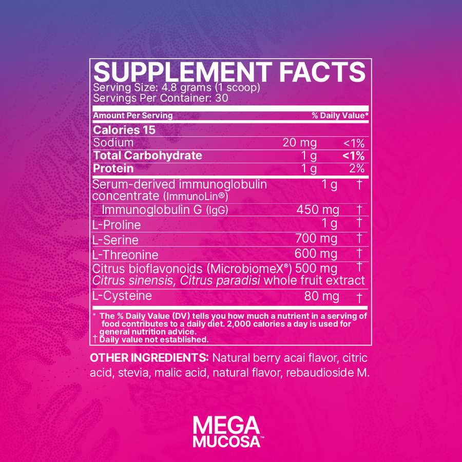MegaMucosa Berry Acai Flavor