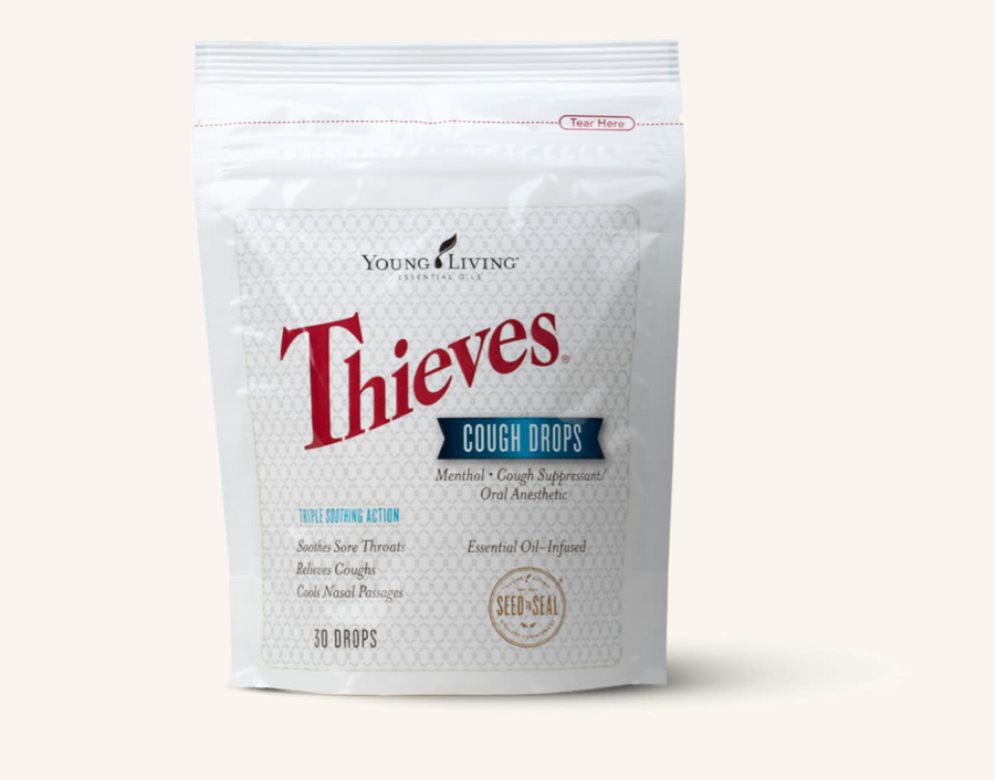 Thieves Essential Oil Infused Cough Drops 30 count