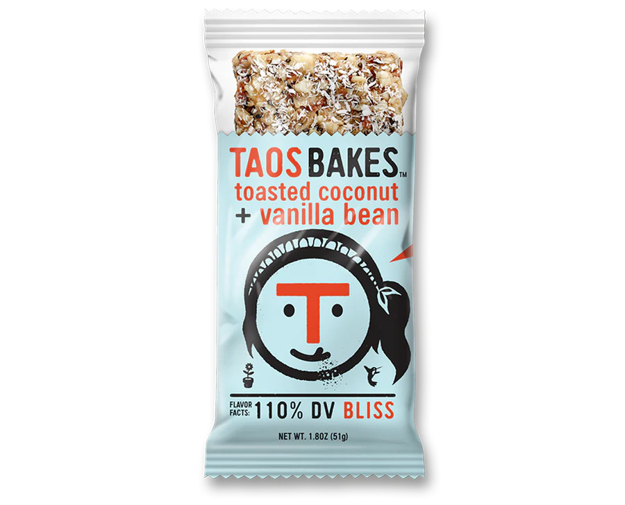 Taos Bakes toasted coconut + vanilla bean